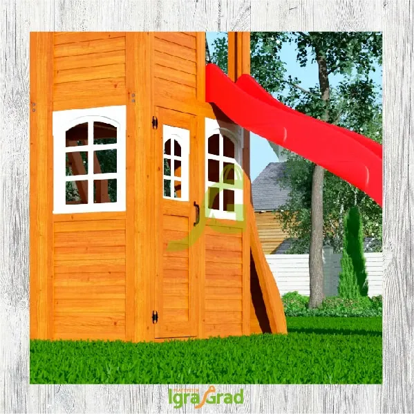 Детская игровая площадка IgraGrad Клубный домик 3 Luxe мод.2